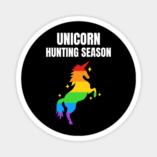 unicorn hunting season Magnet